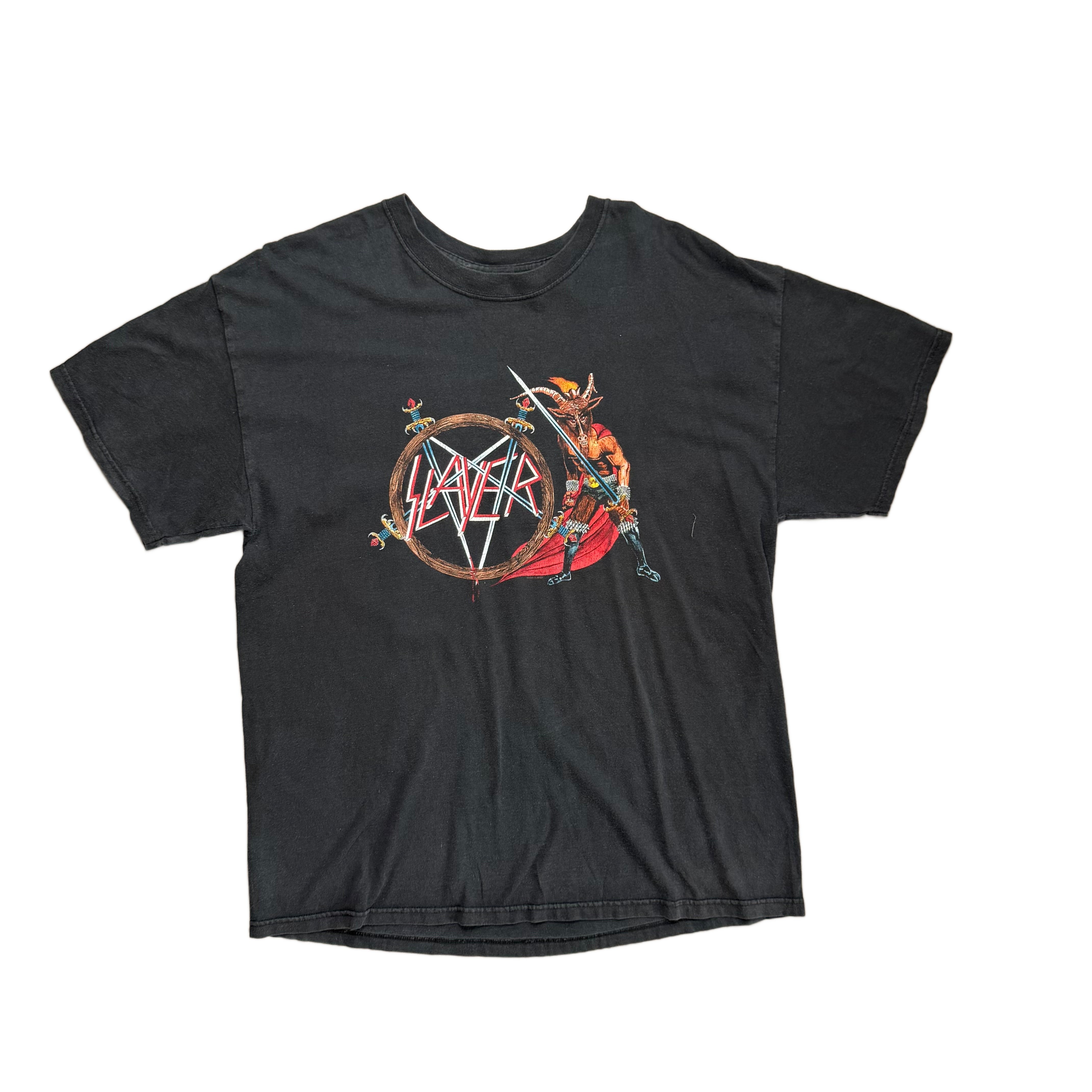 Vintage Slayer T-Shirt - Black - XL