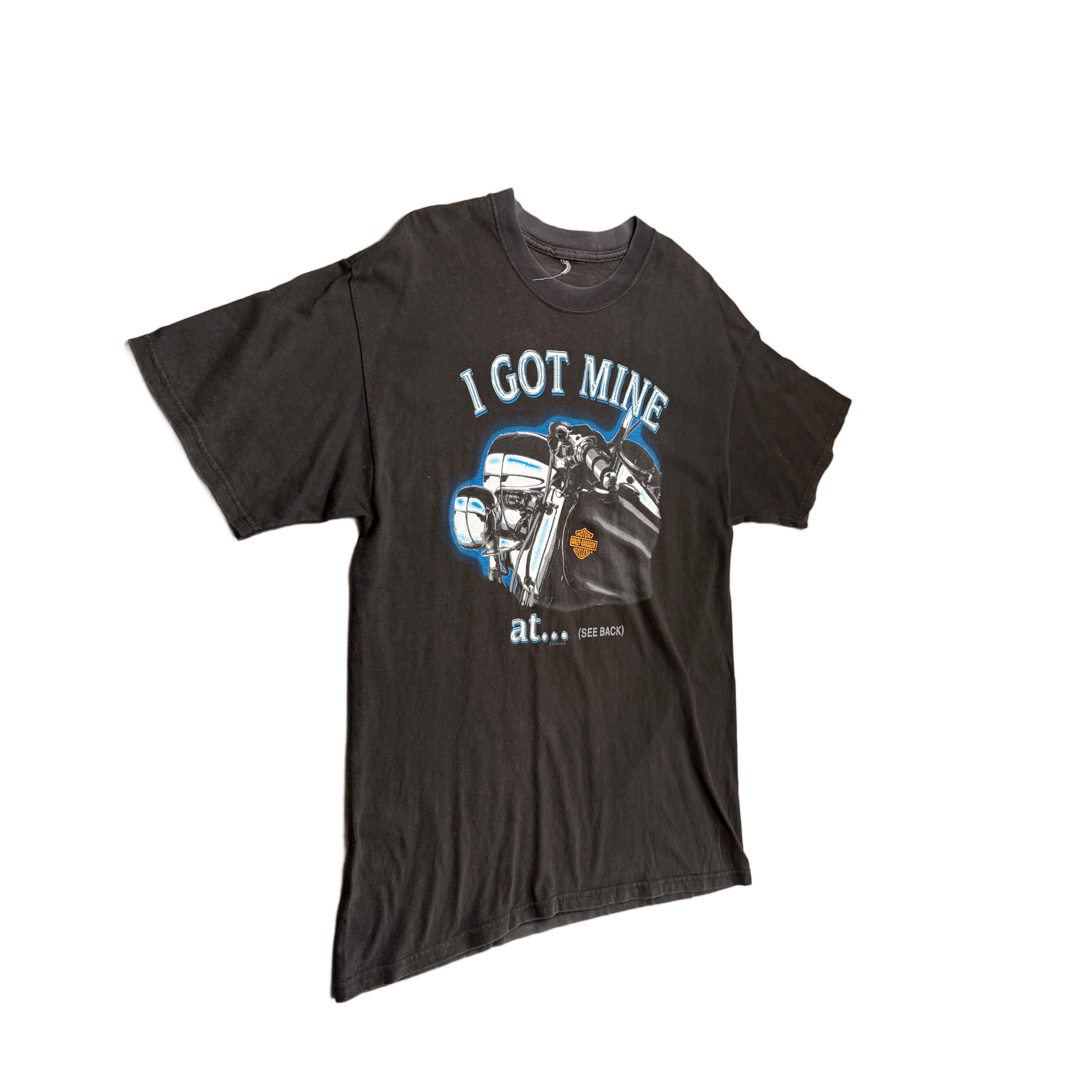 Vintage 2002 Harley Davidson T-Shirt - Black - XL