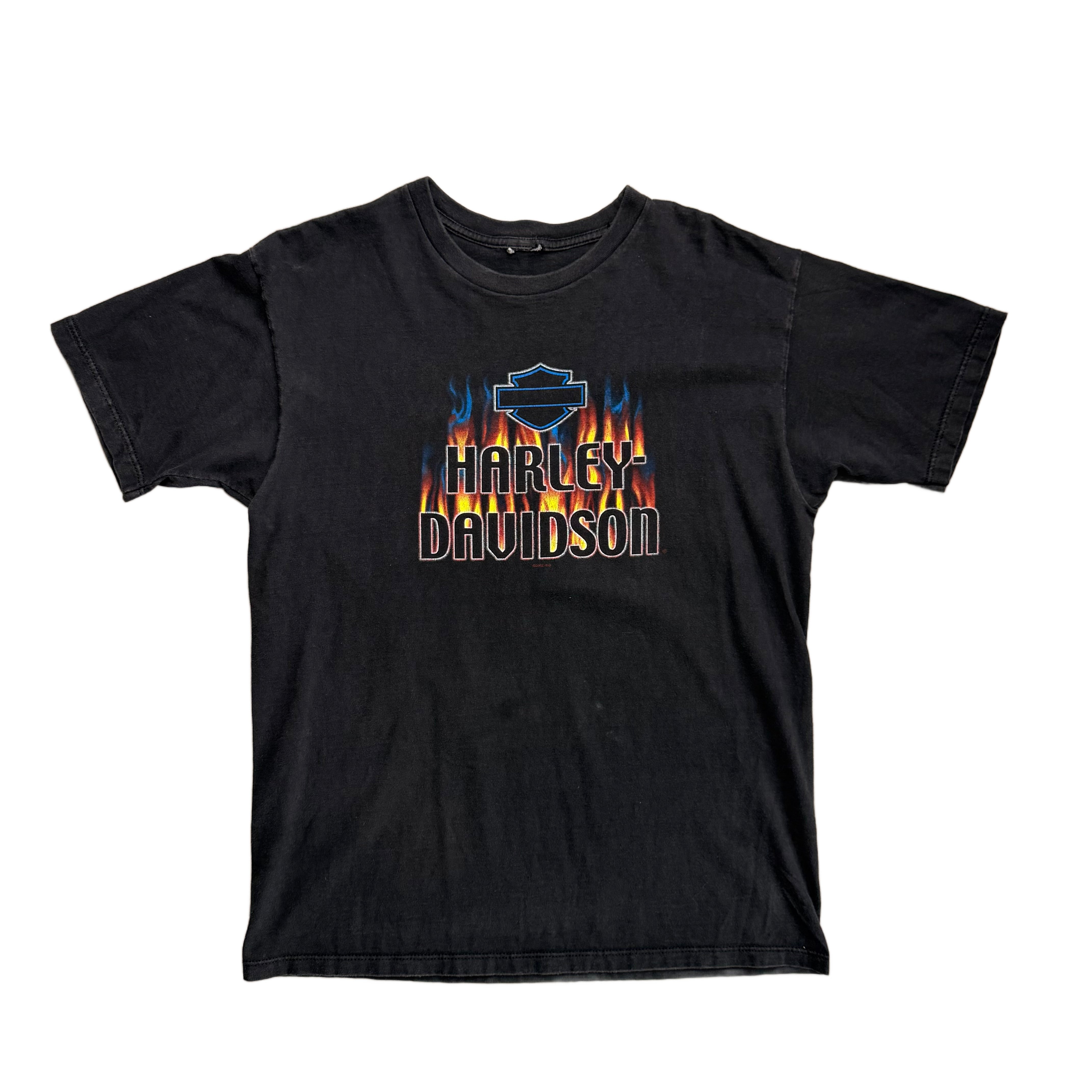 Vintage Harley Davidson T-Shirt - Black - L