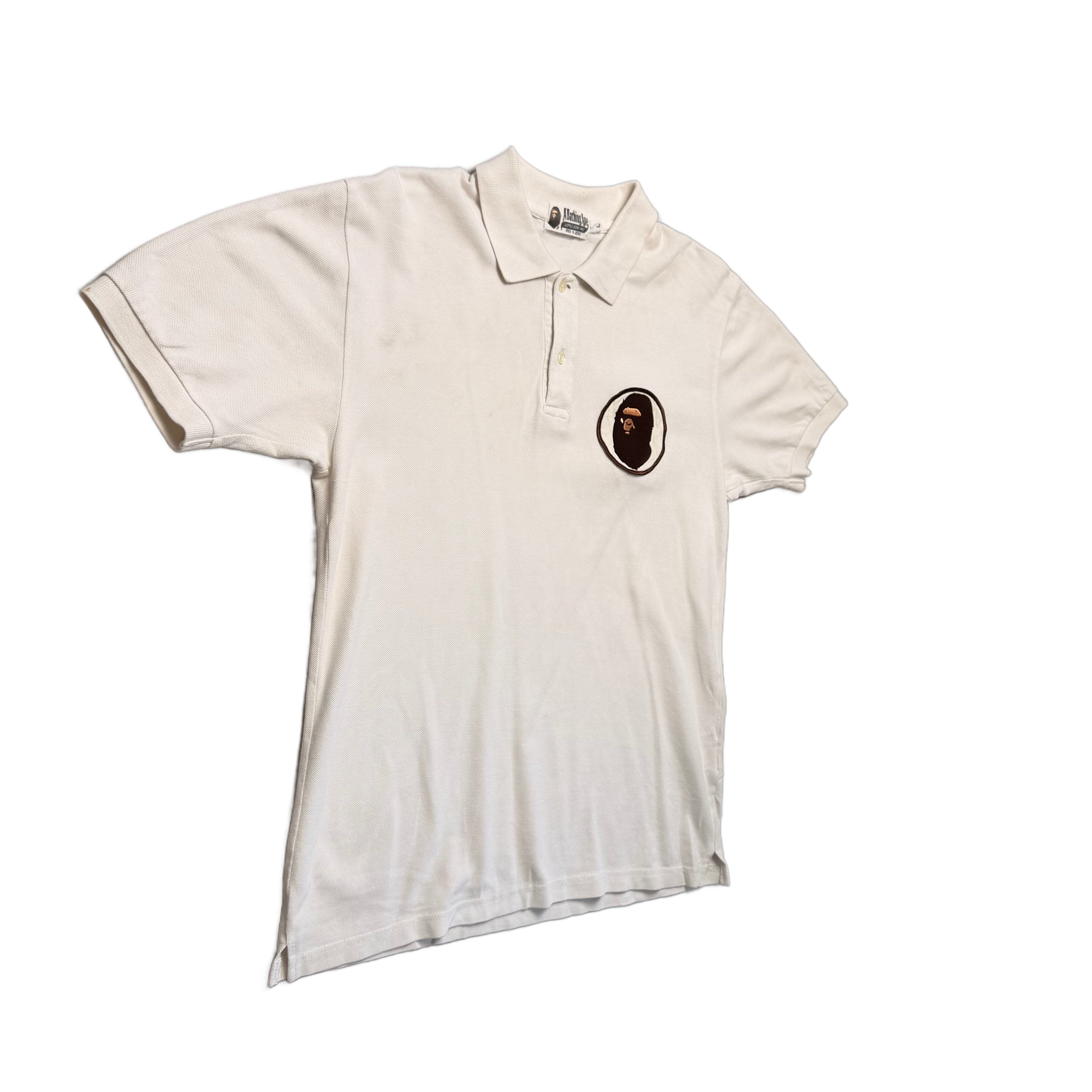 A Bathing Ape (BAPE) Polo - White - L