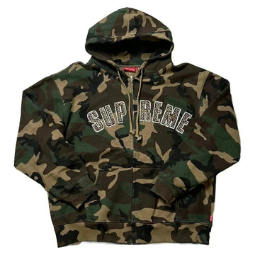 Supreme x B.B. Simmons Zip Up Hoodie - Camo - M
