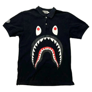 A Bathing Ape (BAPE) Polo Shirt - Black - L