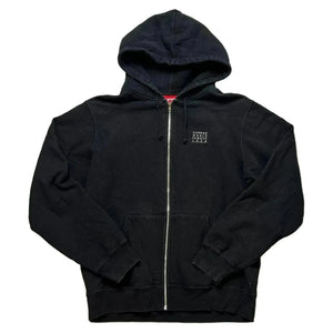 Supreme Zip Up Hoodie - Black - L
