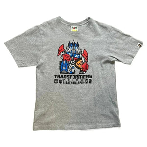 A Bathing Ape (BAPE) T-Shirt - Grey - S - Transformers