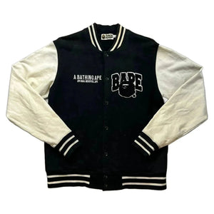 A Bathing Ape (BAPE) Varsity Jacket - Black - XL