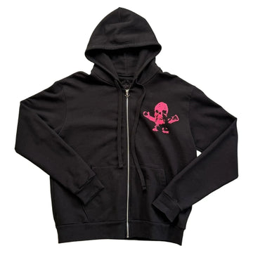 Chrome Hearts Foti Skull Zip Up Hoodie - Black - S
