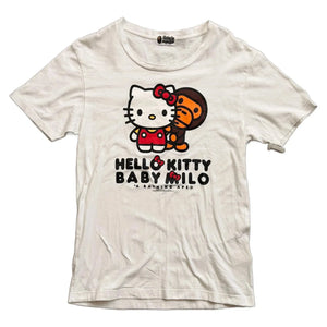 A Bathing Ape (BAPE) x Hello Kitty T-Shirt - White - L