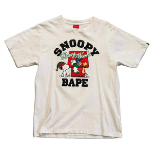 A Bathing Ape (BAPE) x Snoopy T-shirt - White - M
