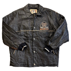 Avirex Leather Jacket - Black - XXL