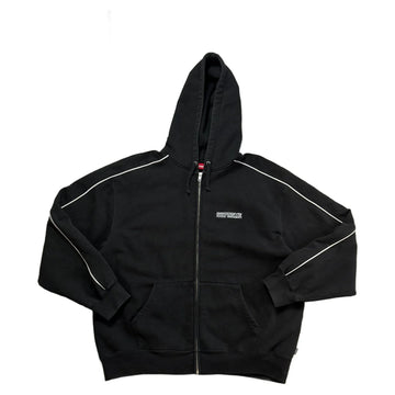 Supreme Zip Up Hoodie - Black - L