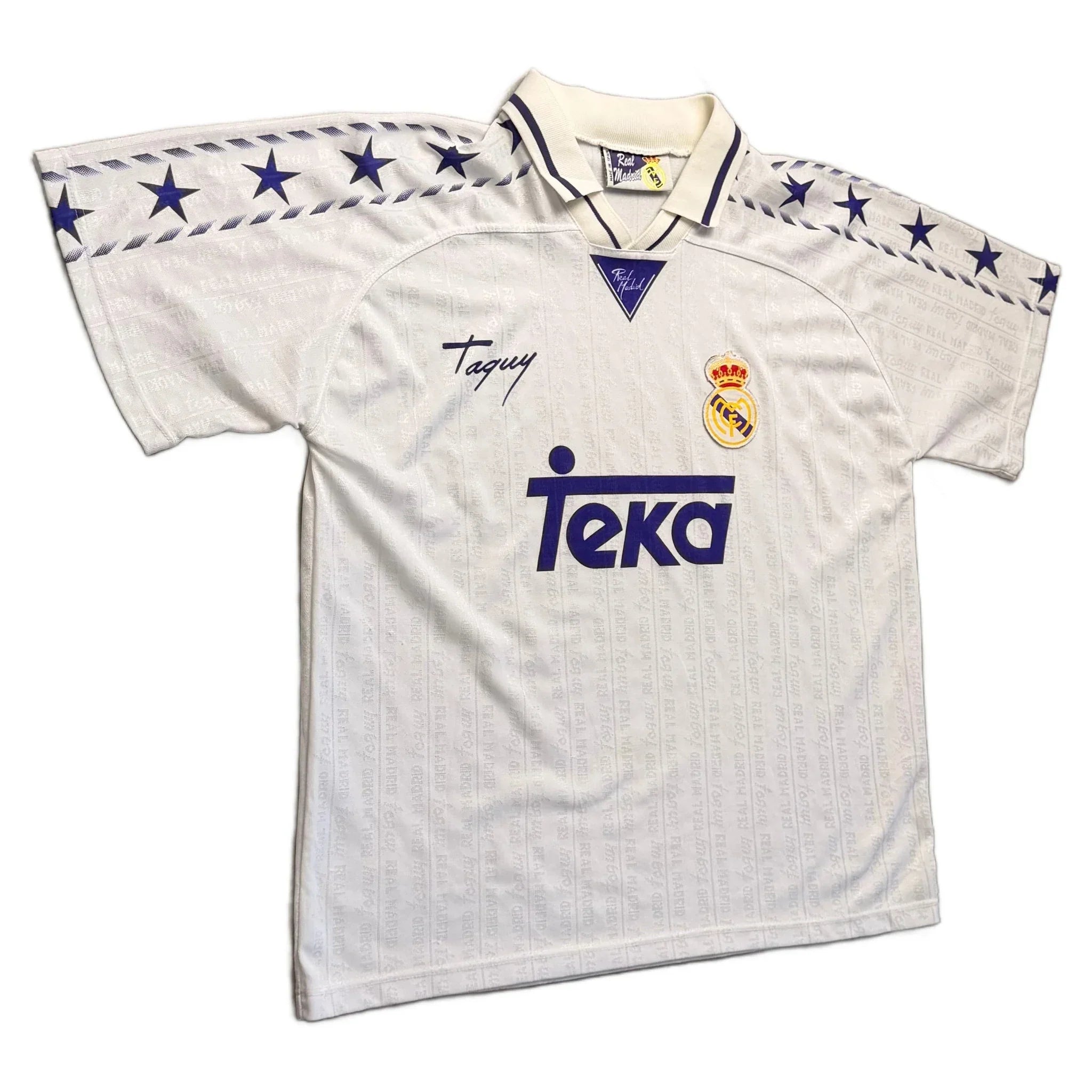 1996-97 Real Madrid Home Shirt - M
