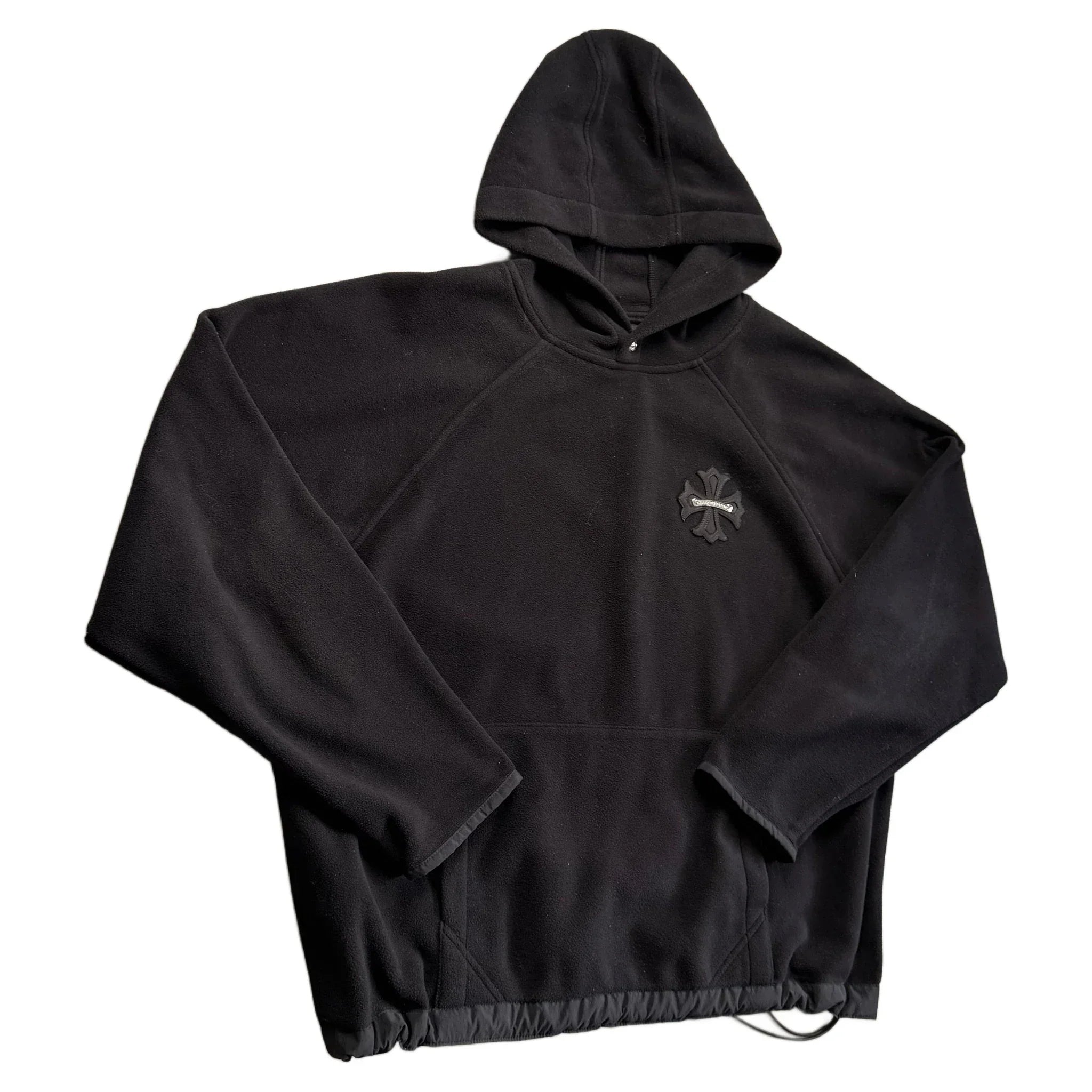 Chrome Hearts Fleece Hoodie - Black - L