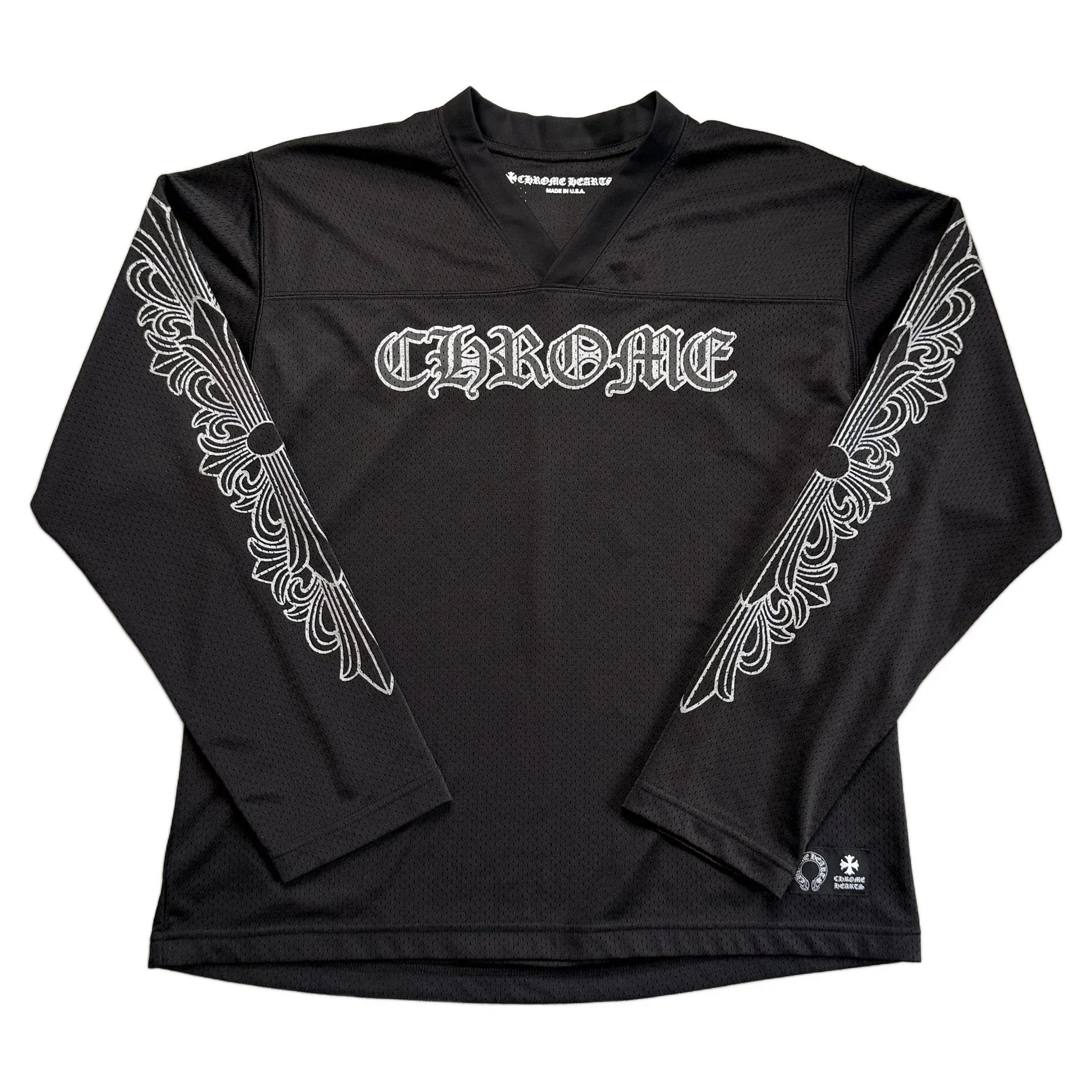 Chrome Hearts Long Sleeve Jersey - Black - M