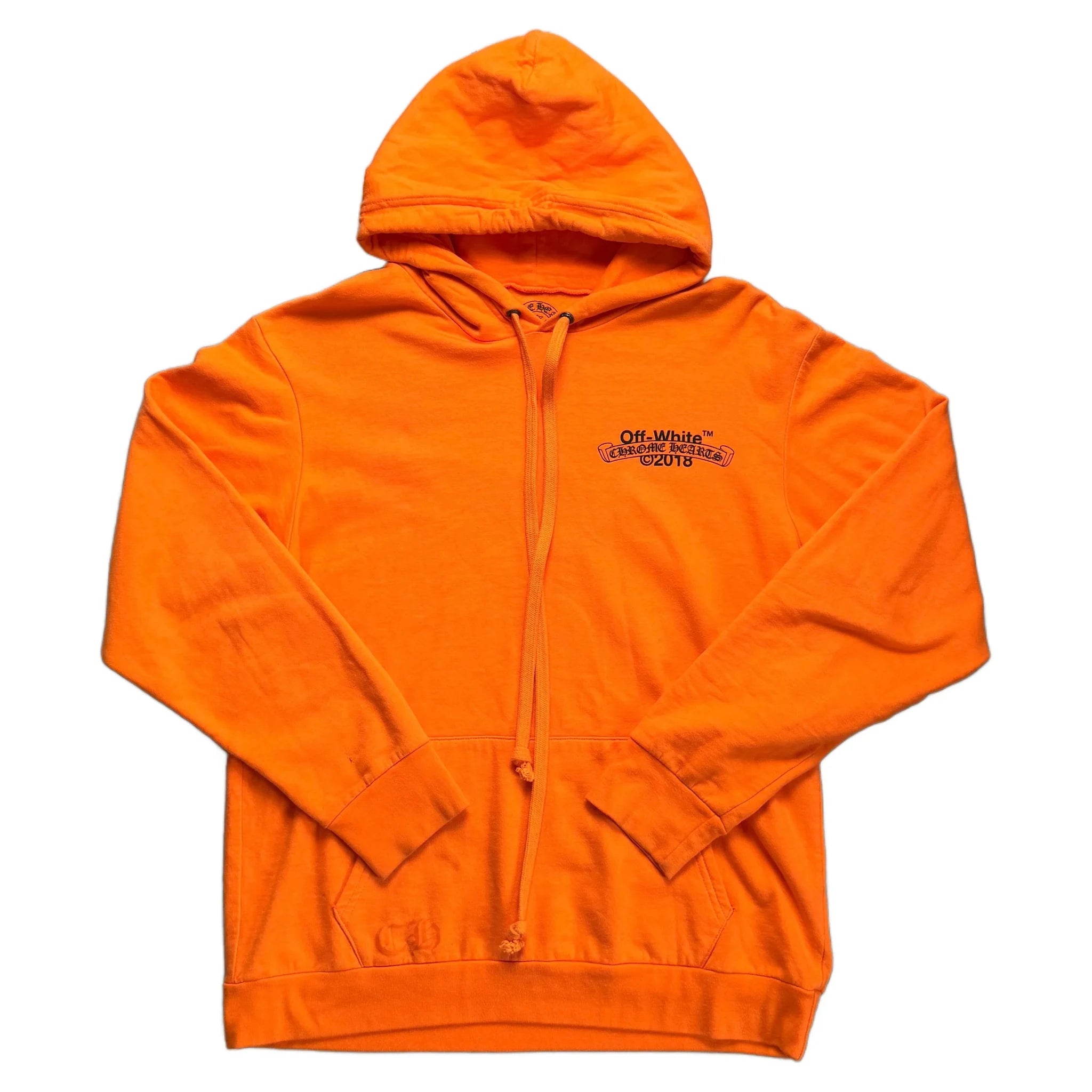 Orange Chrome Hearts x Off-White Hoodie - XL
