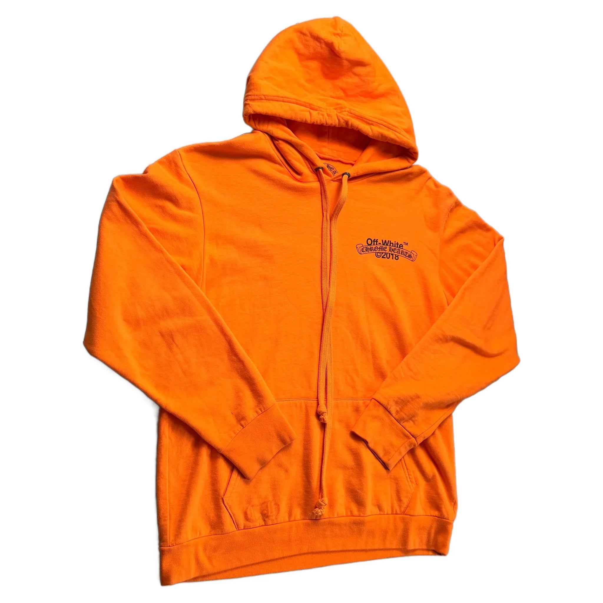 Orange Chrome Hearts x Off-White Hoodie - XL