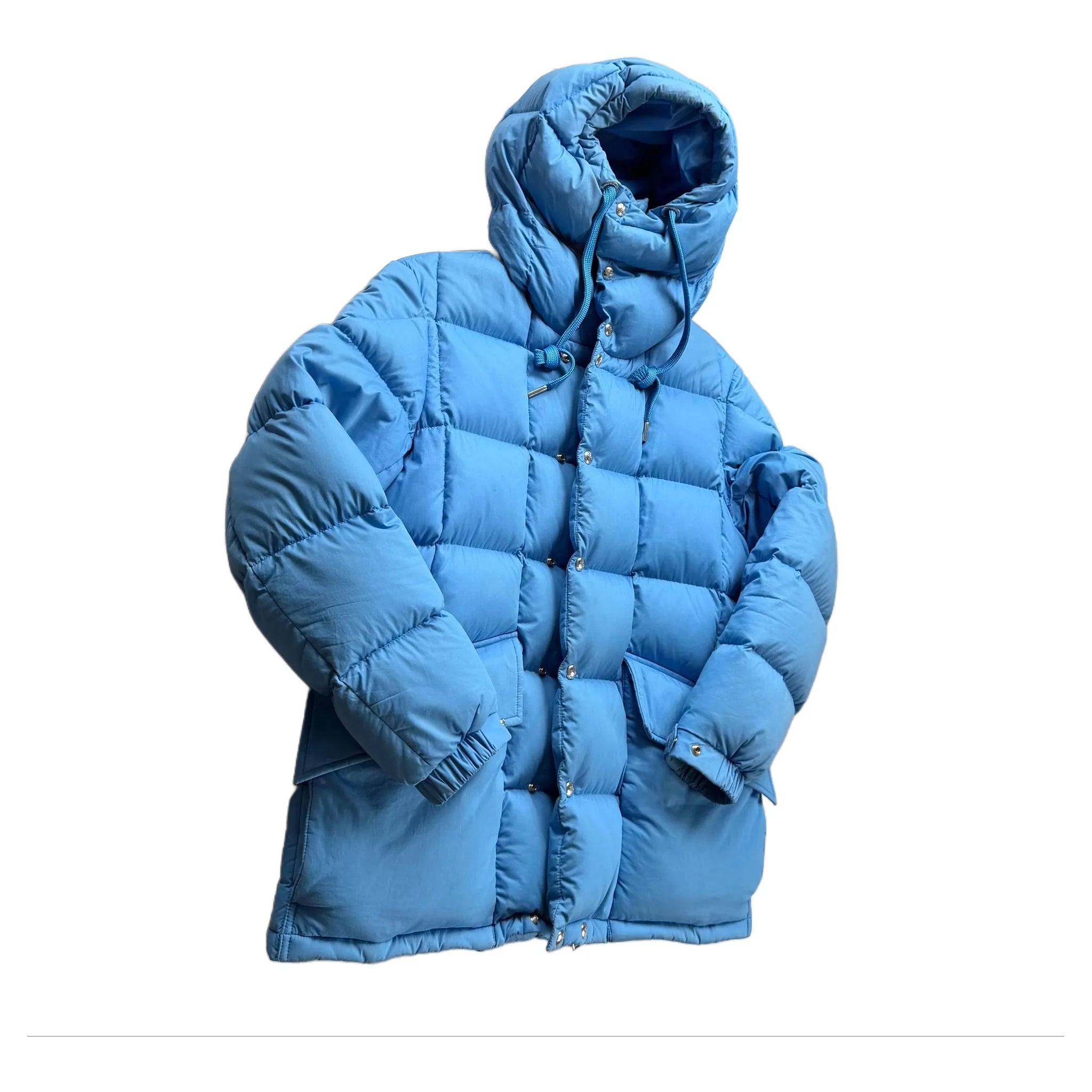 Blue Moncler Puffer Coat - S