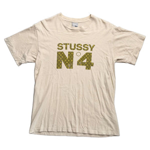 White Stussy Tee - M