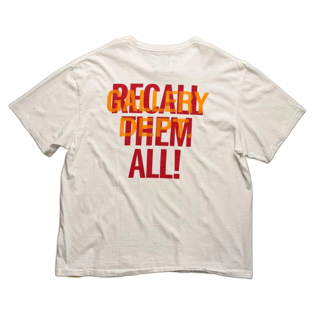 White Gallery Dept Tee - XL