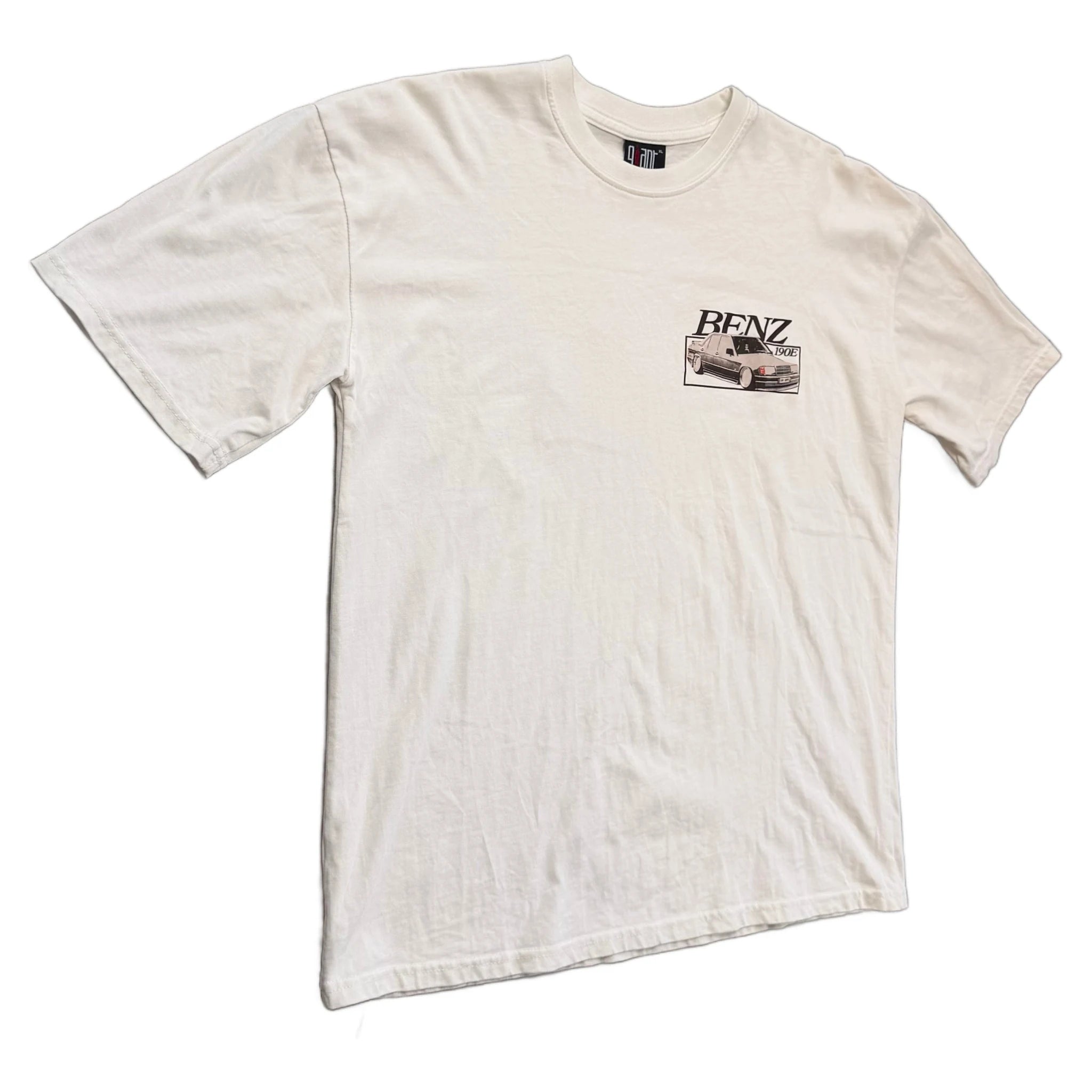 Vintage White Mercedes Benz Tee - XL