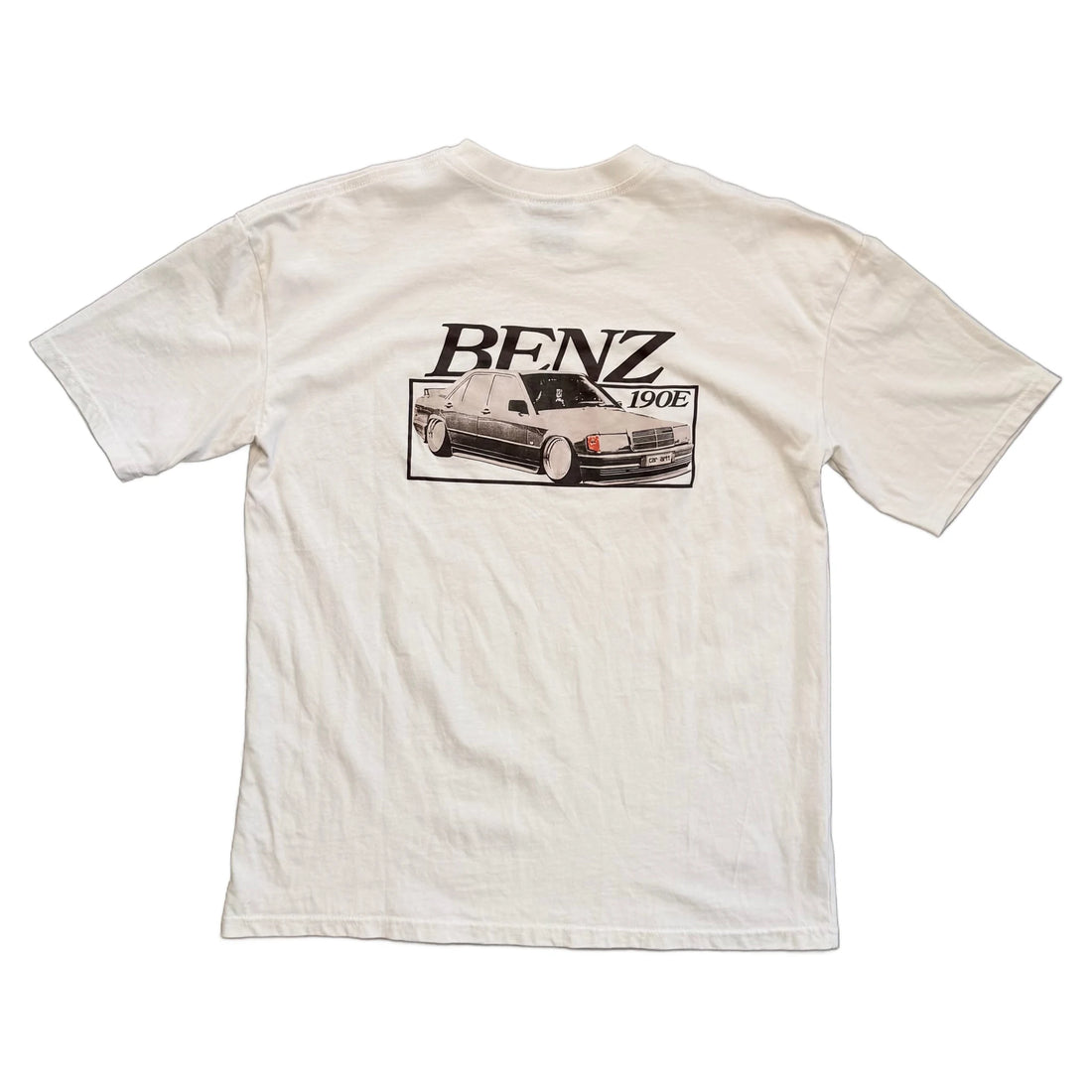 Vintage White Mercedes Benz Tee - XL
