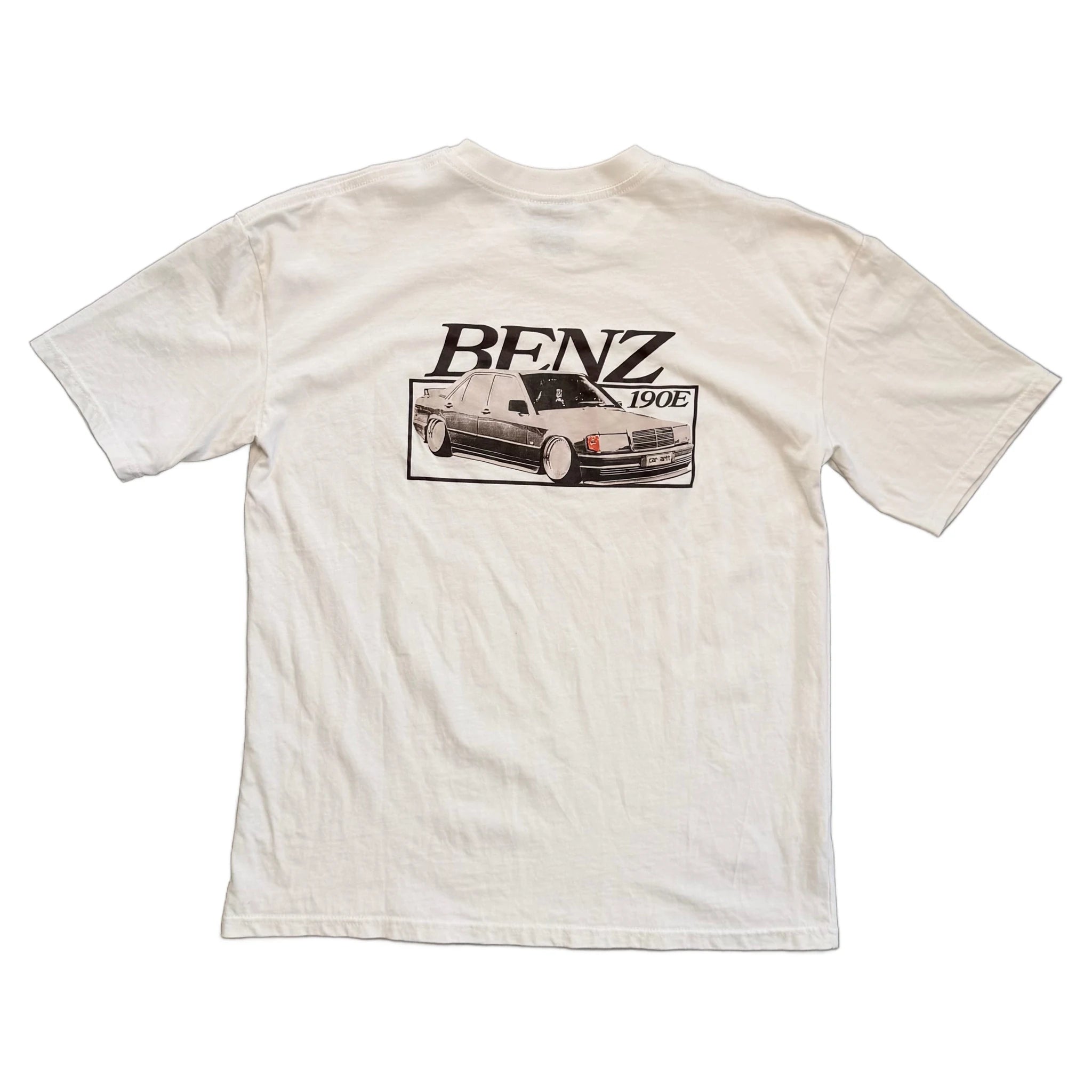 Vintage White Mercedes Benz Tee - XL