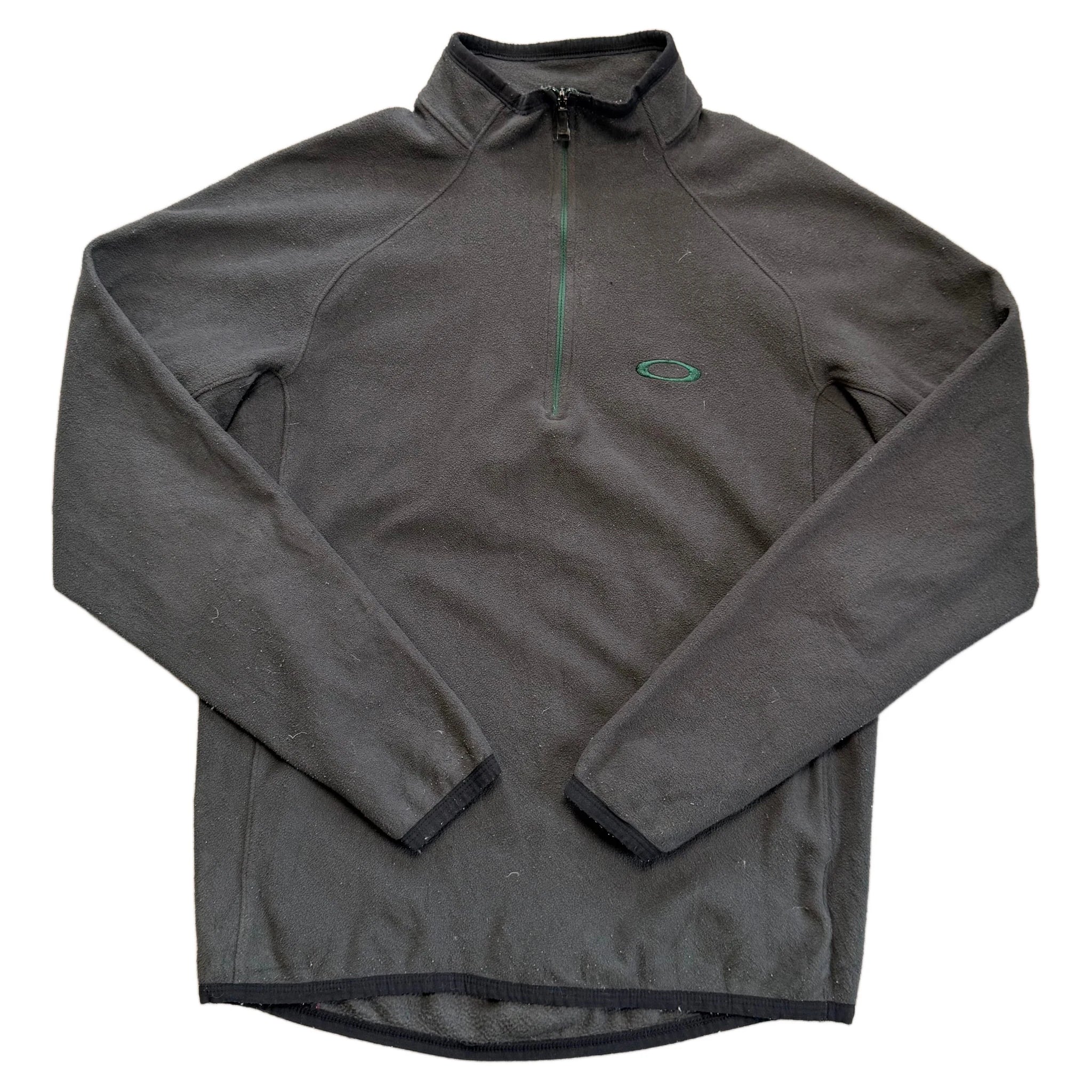 Grey Oakley 1/4 Zip Fleece - M