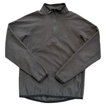 Grey Oakley 1/4 Zip Fleece - M
