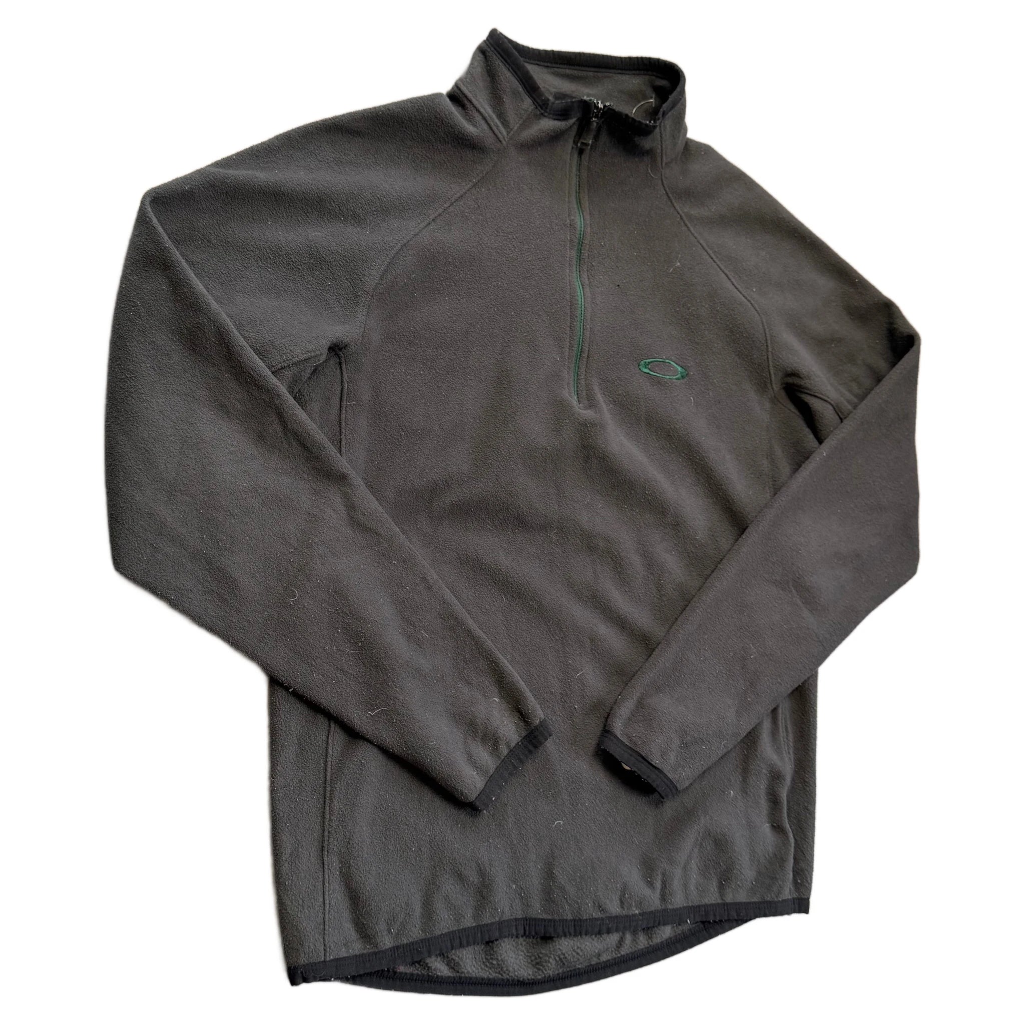 Grey Oakley 1/4 Zip Fleece - M