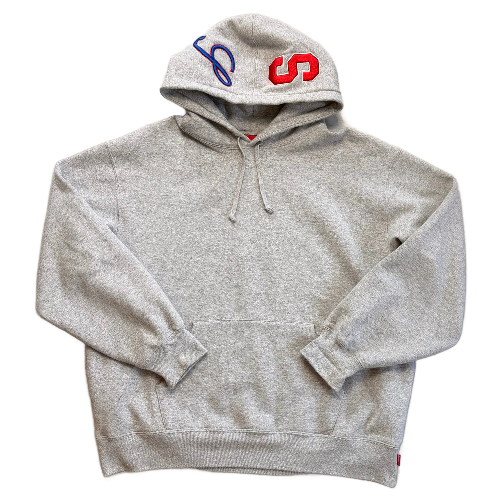 Grey Supreme Hoodie - L