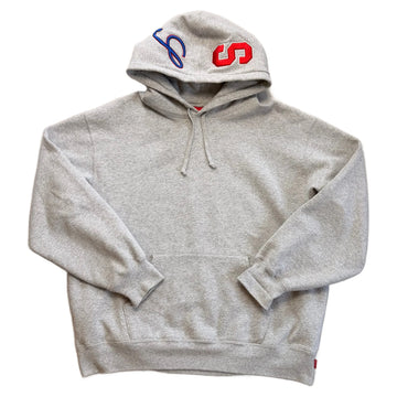 Grey Supreme Hoodie - L