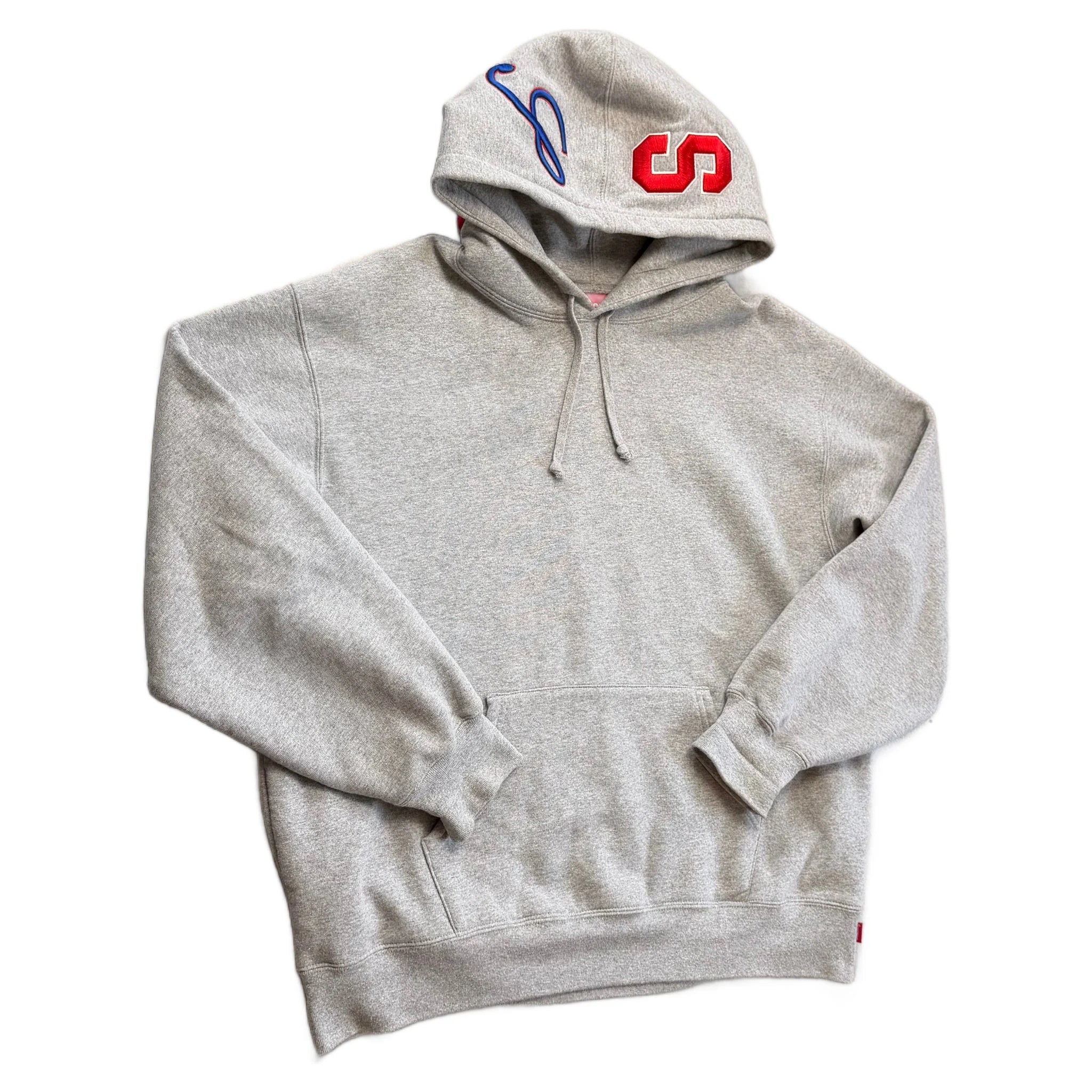 Grey Supreme Hoodie - L