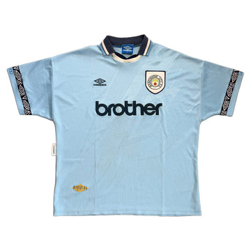 1995-97 Manchester City Home Shirt - XXL