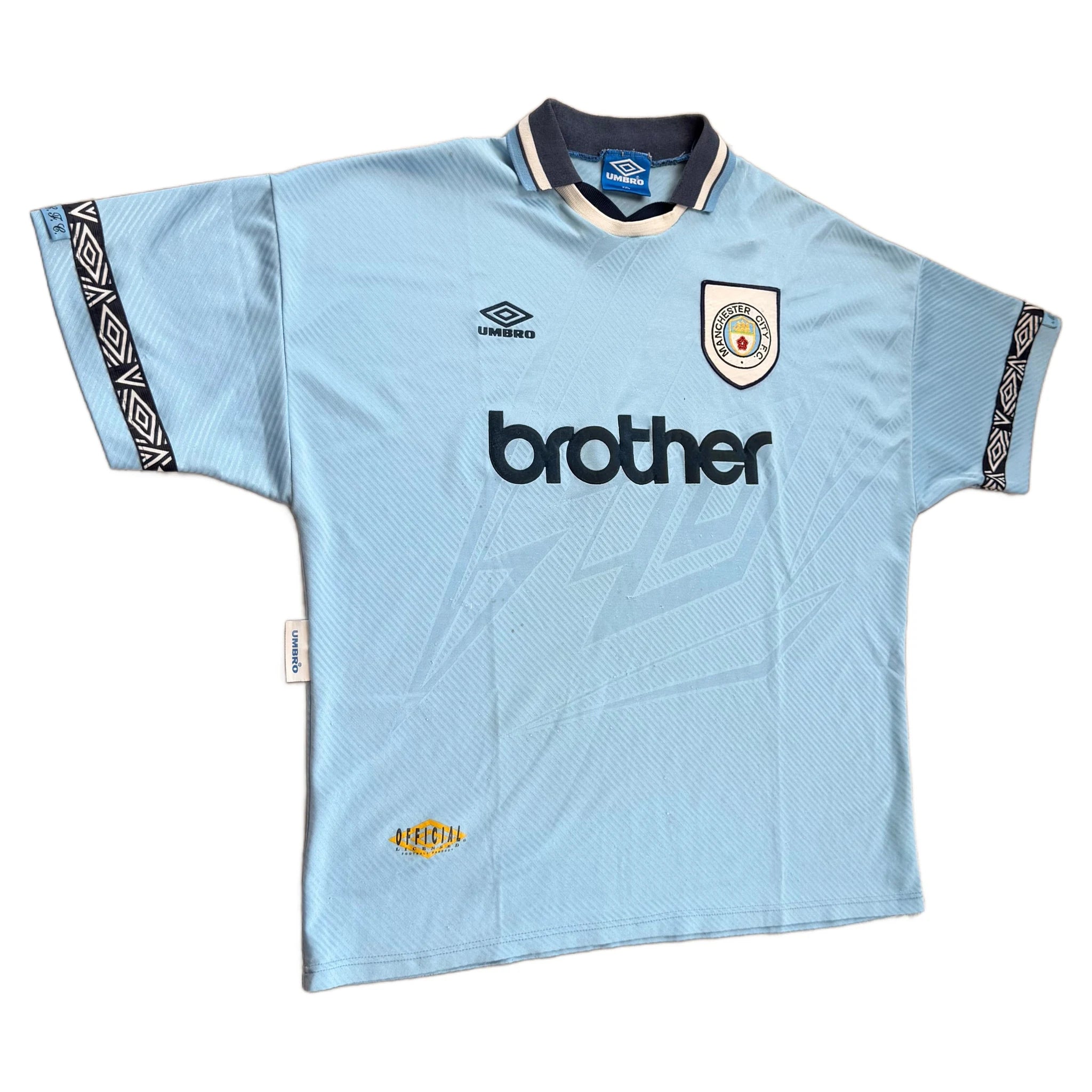 1995-97 Manchester City Home Shirt - XXL