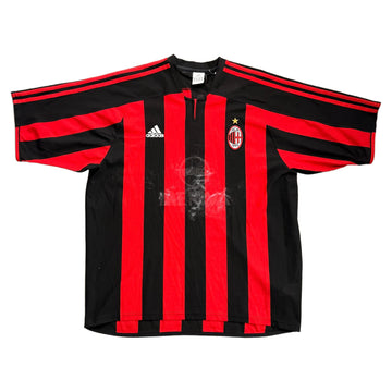 2003-04 AC Milan Home Inzaghi Shirt - XL