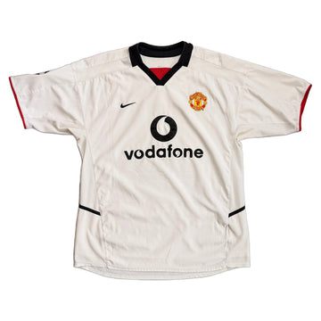 2002-03 Manchester United Away Scholes Shirt - XL