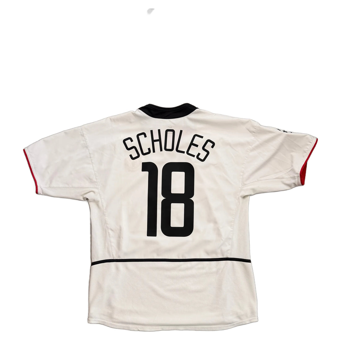 2002-03 Manchester United Away Scholes Shirt - XL
