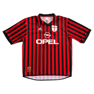 1999-00 AC Milan Home Shirt - XL