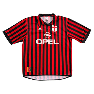 1999-00 AC Milan Home Shirt - XL
