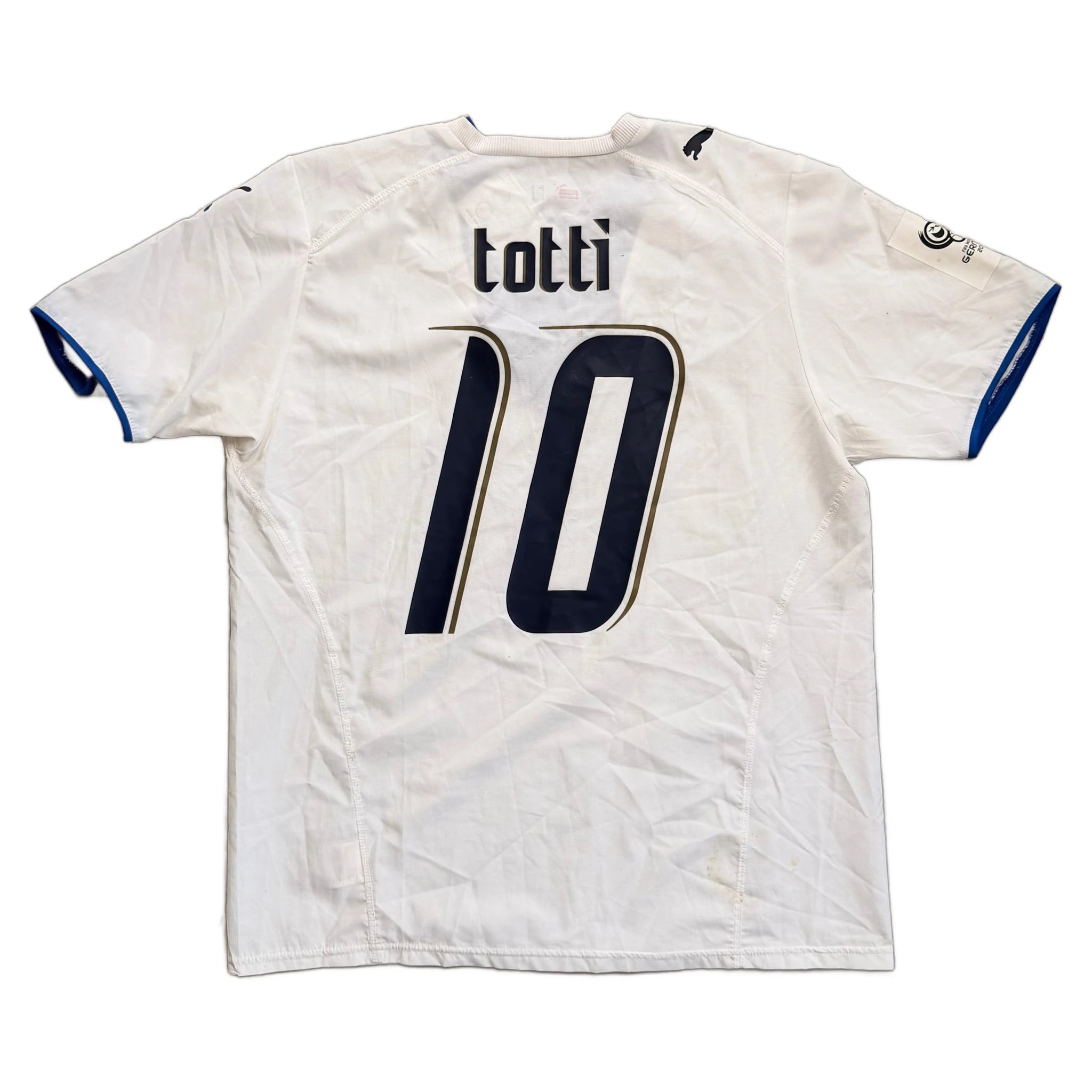 2006-07 Italy Away Totti Shirt - XL