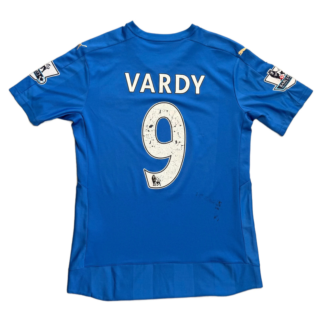 2015-16 Leicester City Home Vardy Shirt - XL
