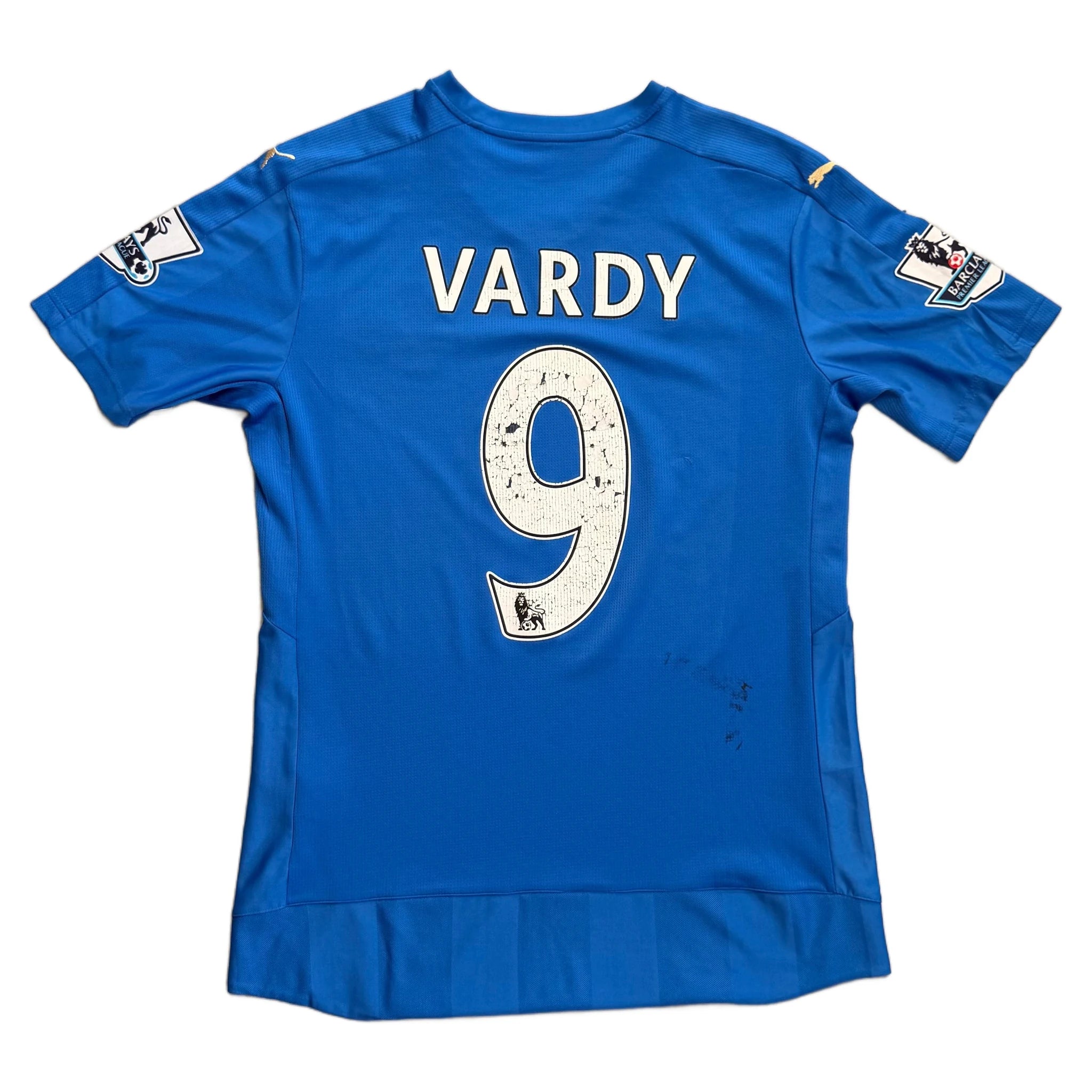 2015-16 Leicester City Home Vardy Shirt - XL