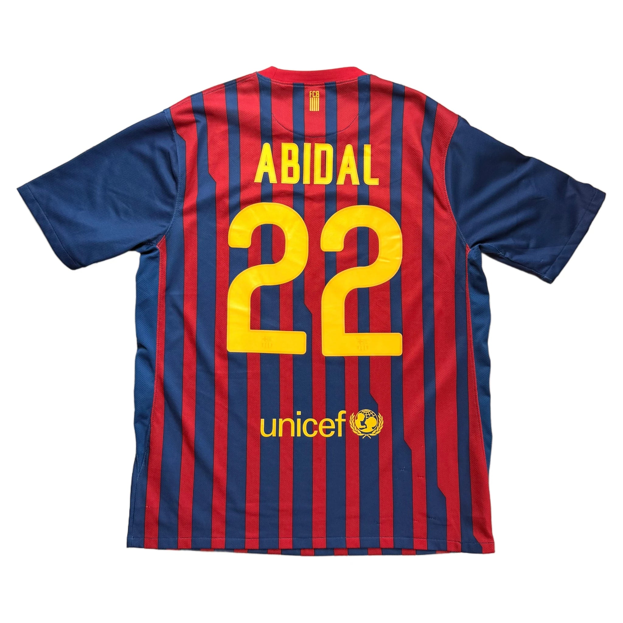 2011-12 Barcelona Home Abidal Shirt - XL