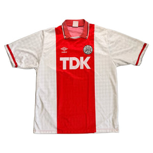 1990-91 Ajax Home Shirt - XL