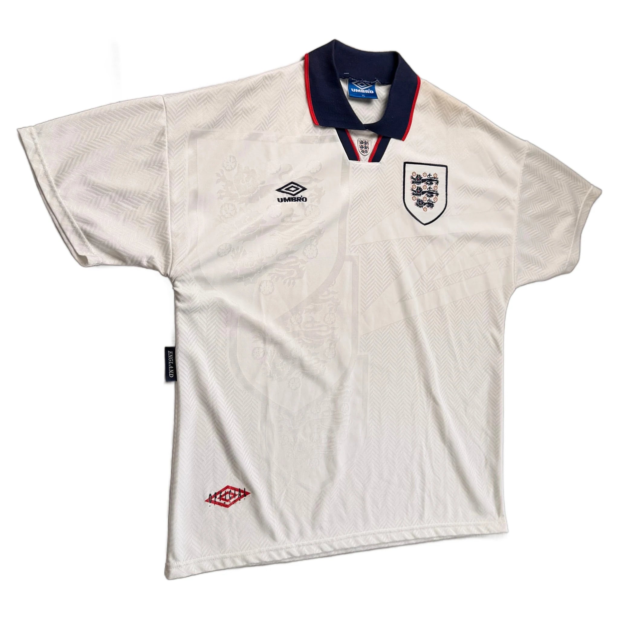 1993-95 England Home Shirt - XL