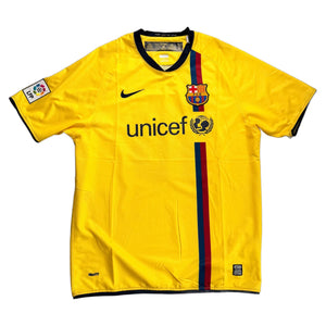 2008-09 Barcelona Away Messi Shirt - XL