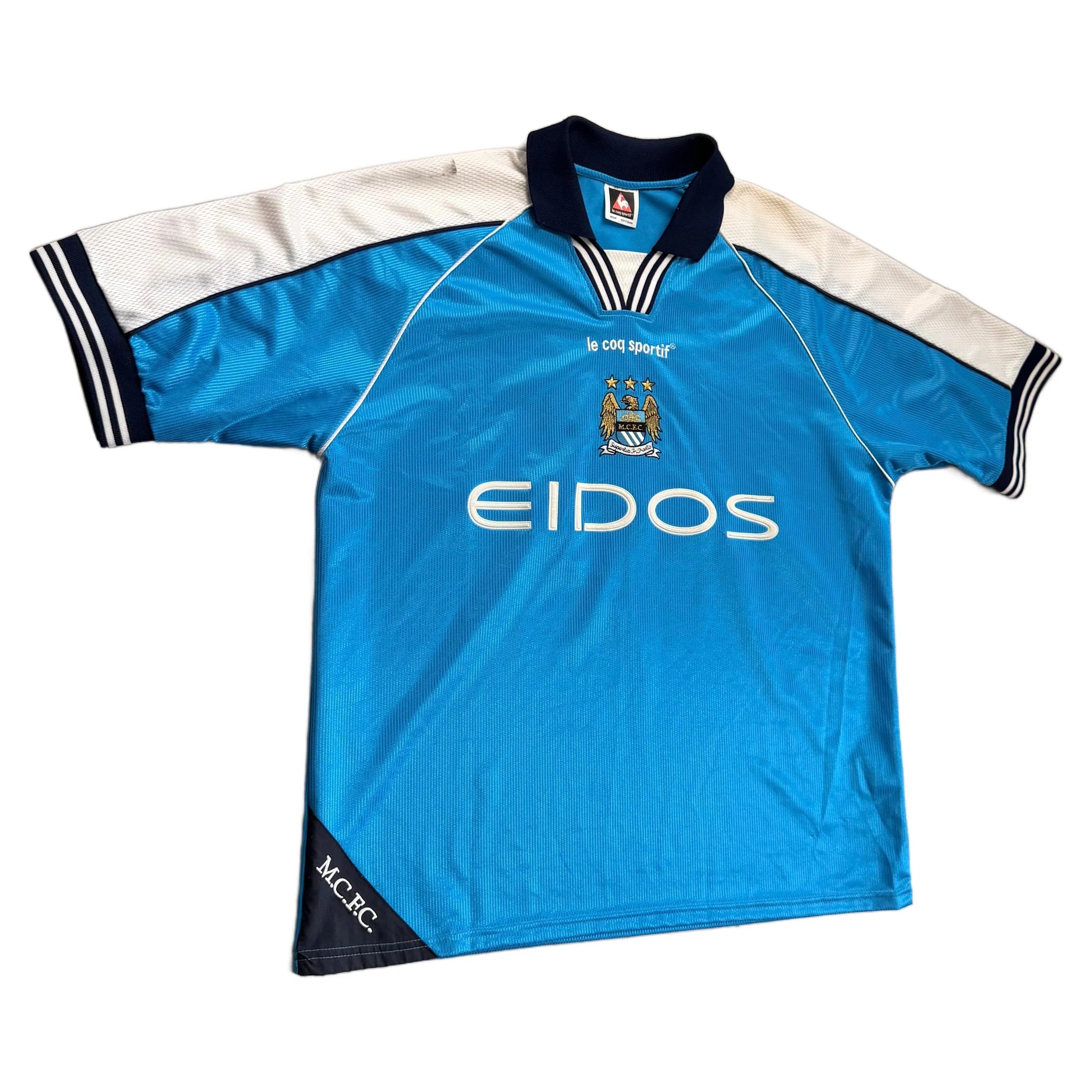 1999-01 Manchester City Home Kennedy Shirt - L