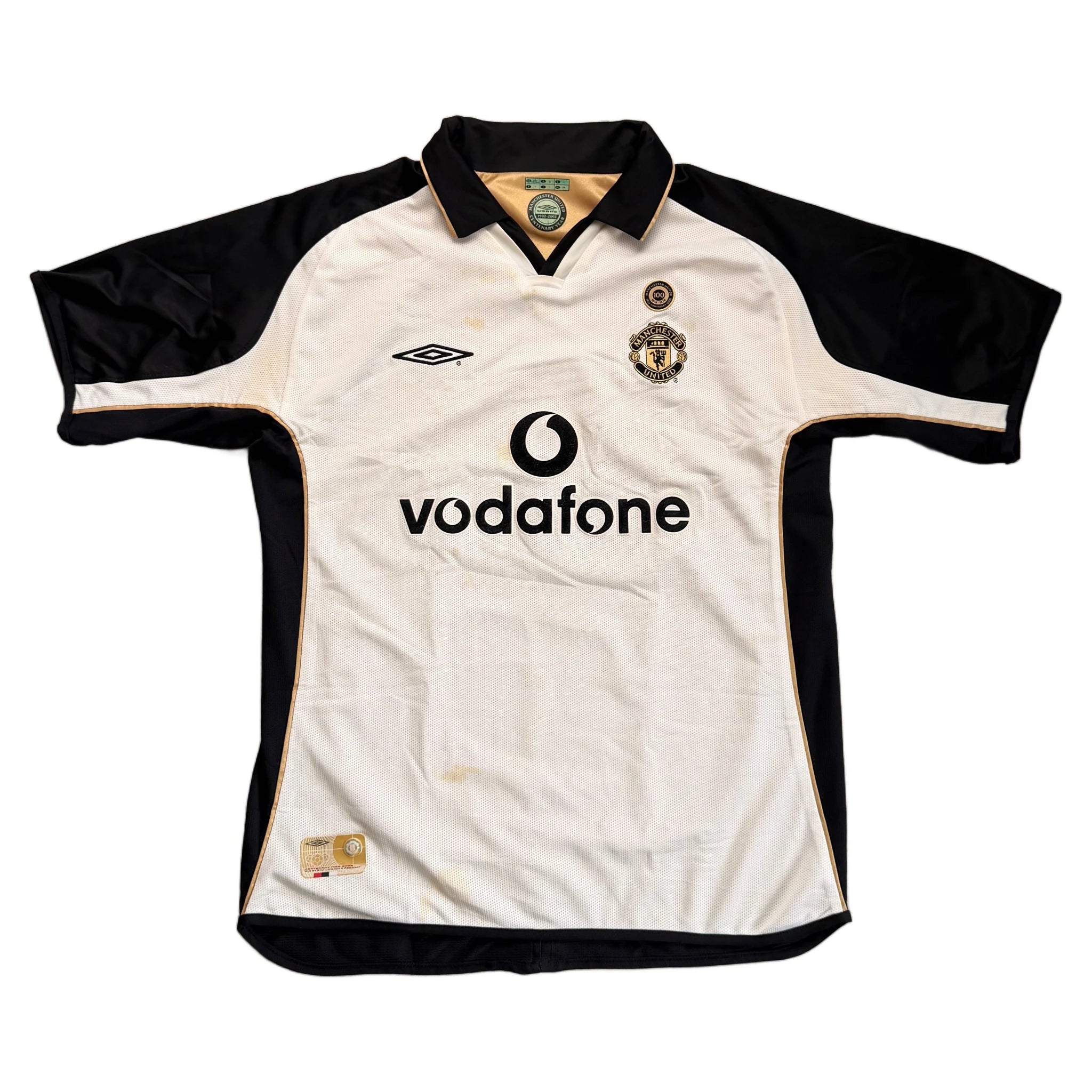 2001-02 Manchester United Away Shirt - L