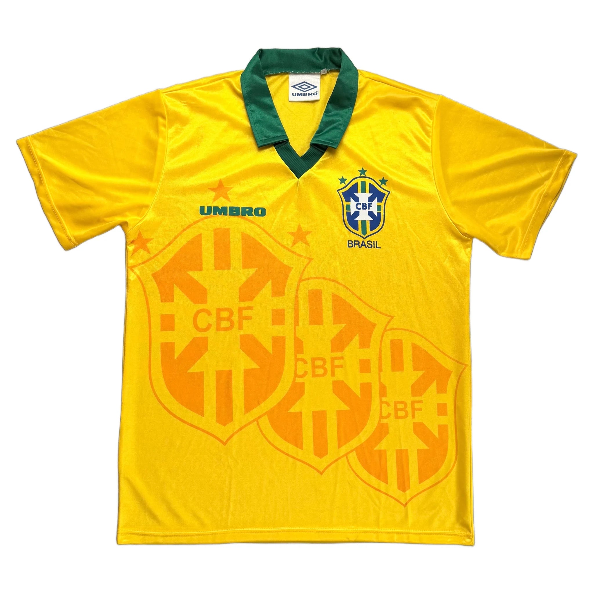 1991-93 Brazil Home Shirt - L