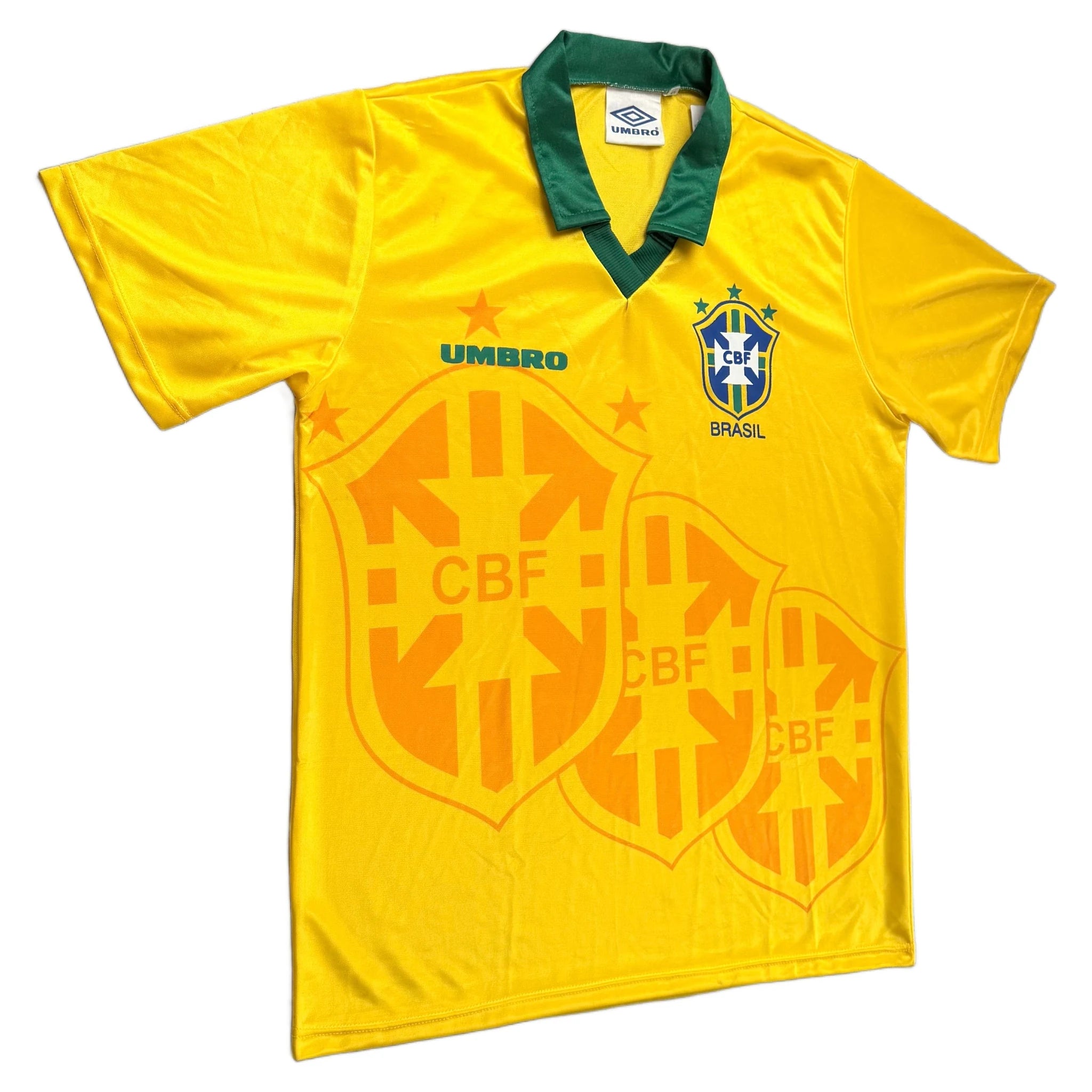 1991-93 Brazil Home Shirt - L