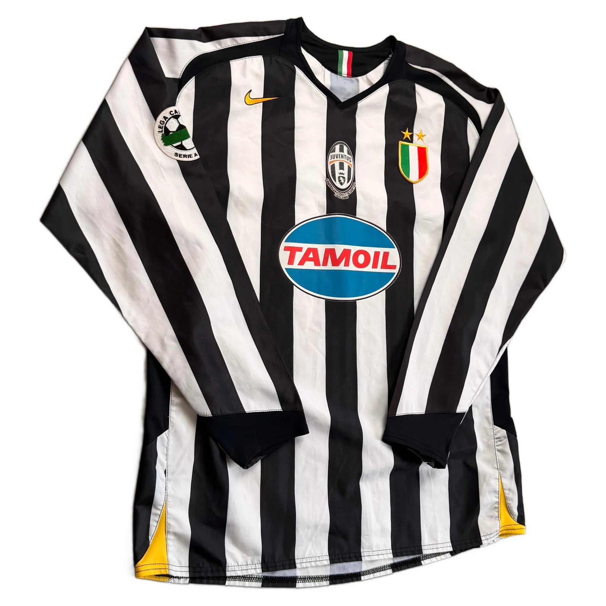 2003-04 Juventus Home Zambrotta Shirt - L